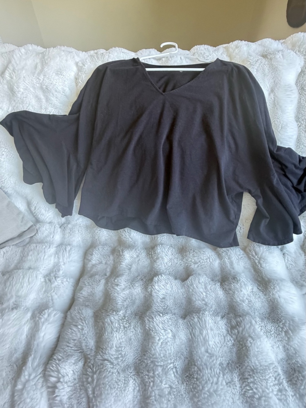 Garnet Hill Black Boxy and Slightly Cropped. Size Medium